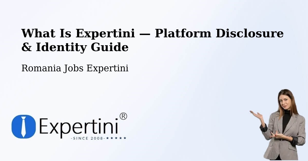 What Is Expertini — Platform Disclosure & Identity Guide – Vima Mică